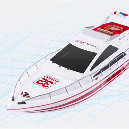 Heng Long 3837 2.4G RC Boat Double Motors High Speed Racing Ship Model Toys