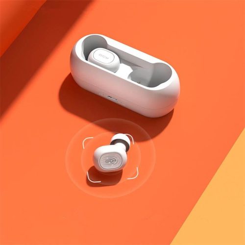 QCY T1C TWS bluetooth Earphones Wireless Earbuds New Edition HiFi AAC Stereo Calls Low Latency Gaming Headset Mini Headphones