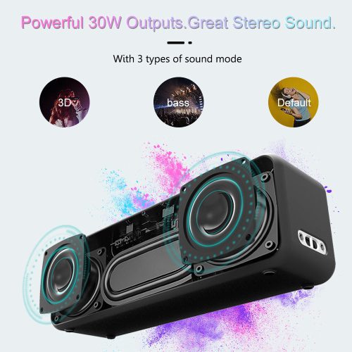 XDOBO X5 Portable Wireless Bluetooth Speaker 360 Stereo Audio IPX6 Waterproof 30W High Power Subwoofer Built 75b19e83 be54 4701 a78d 3af90cac4abb