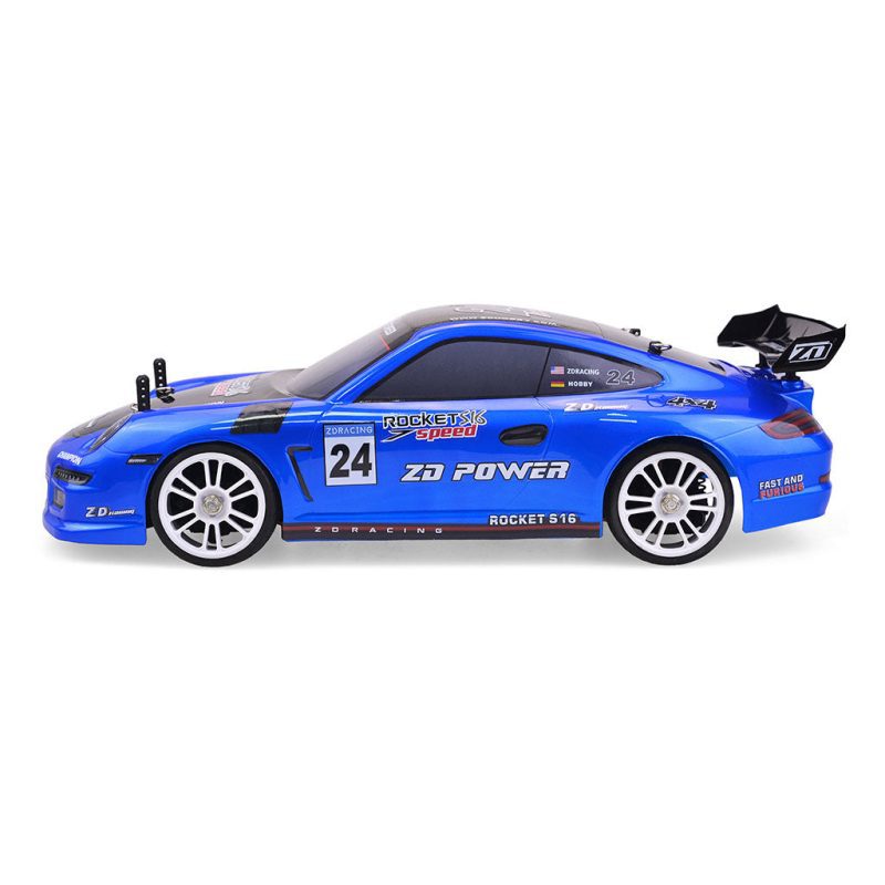 ZD 1/16 2.4G 4WD Racing ROCKET S16 Drift Brushless Flat Sports Drift RC Car Vehicle Models